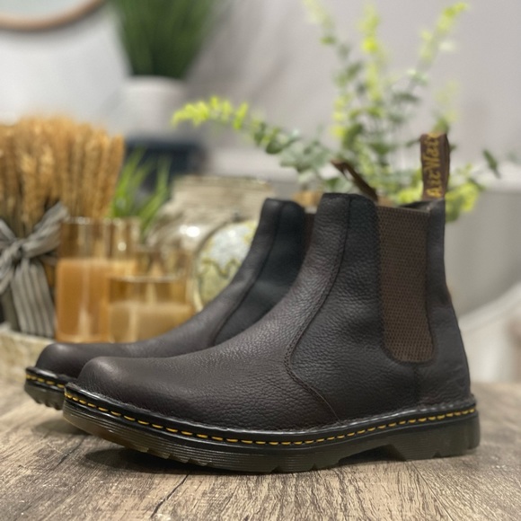 Leather Boots Mens Unisex Size 
